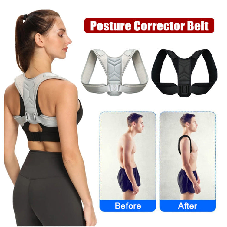Anti-hunchback posture corrector for men & women (Black)