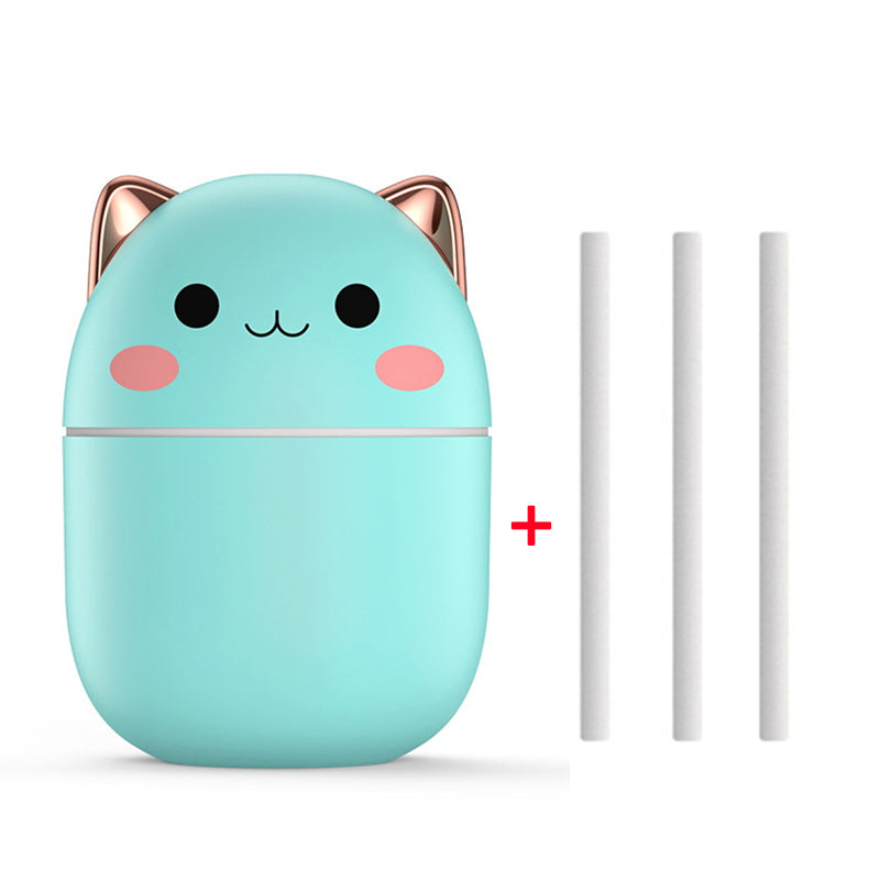 Cute Cat Ultra-Silent USB Office/Household/Car Aromatherapy Air Purifier