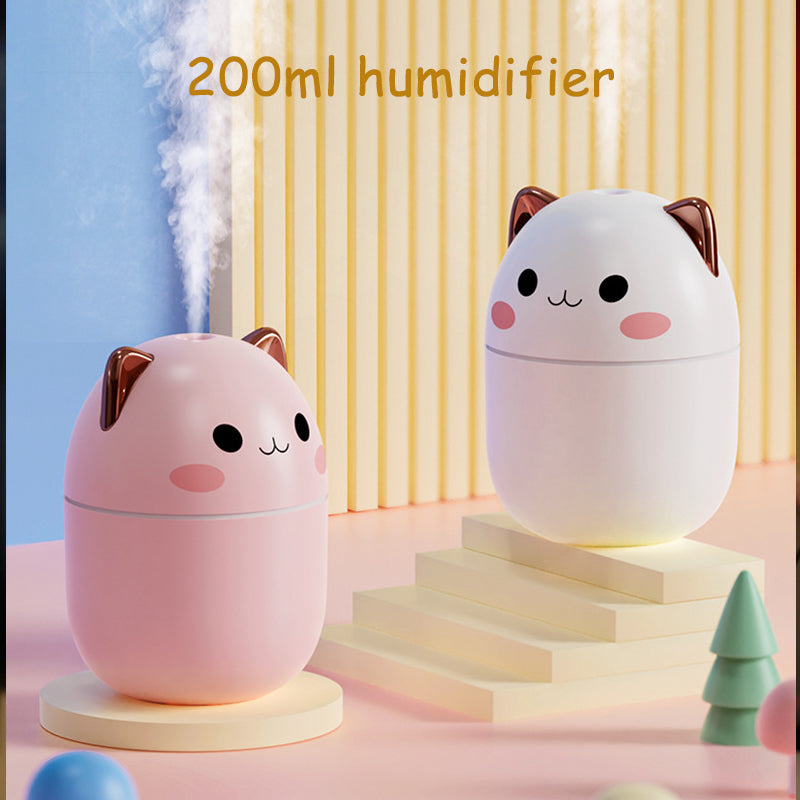 Cute Cat Ultra-Silent USB Office/Household/Car Aromatherapy Air Purifier