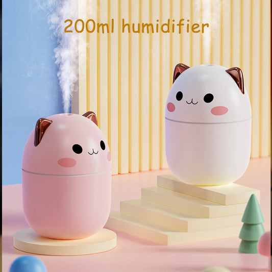 Cute Cat Ultra-Silent USB Office/Household/Car Aromatherapy Air Purifier