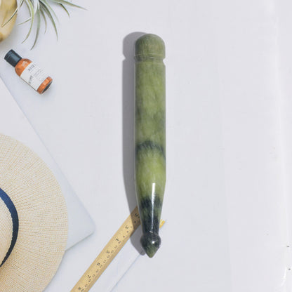 Green Phoenix Jade Face Massager