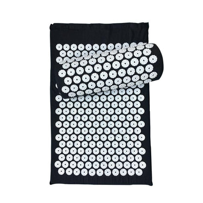 Acupressure mat and pillow set