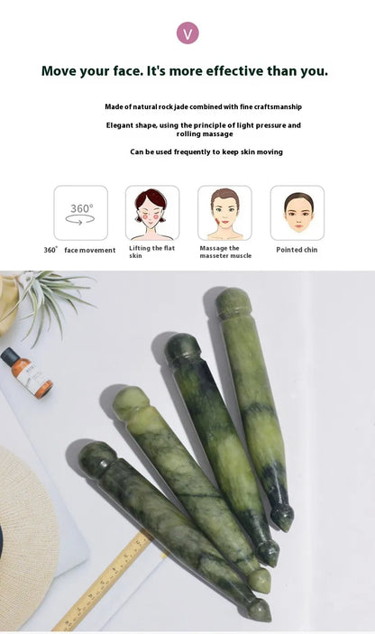 Green Phoenix Jade Face Massager