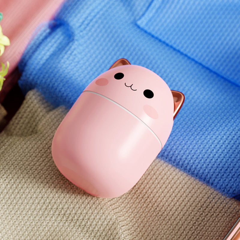 Cute Cat Ultra-Silent USB Office/Household/Car Aromatherapy Air Purifier