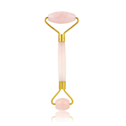 Natural Rose Quartz Facial Massage Roller