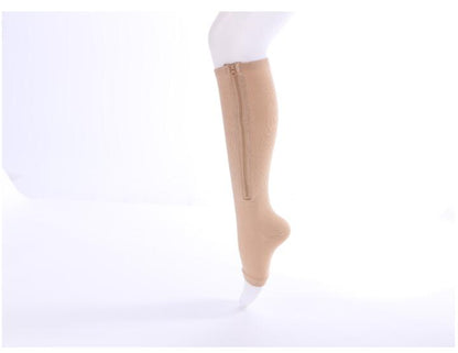Women Zippered Compression Socks