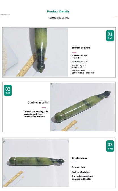 Green Phoenix Jade Face Massager