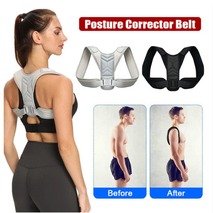 Anti-hunchback posture corrector for men & women (Grey)
