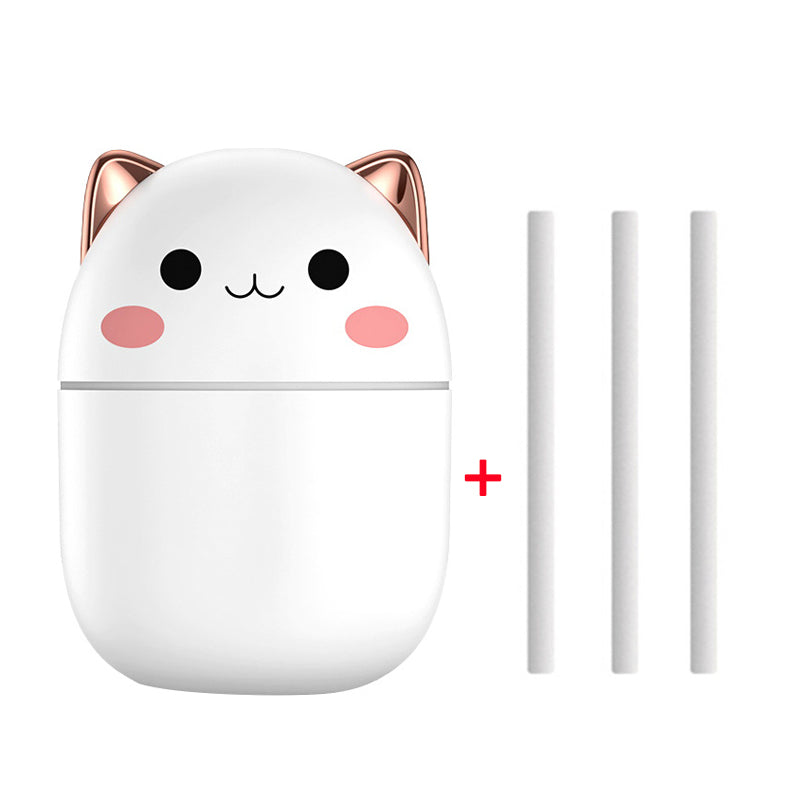 Cute Cat Ultra-Silent USB Office/Household/Car Aromatherapy Air Purifier