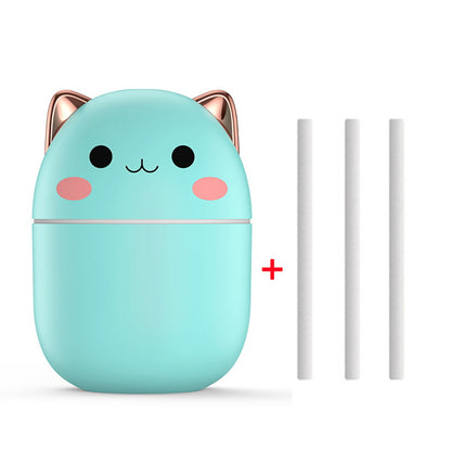 Cute Cat Ultra-Silent USB Office/Household/Car Aromatherapy Air Purifier
