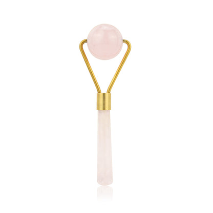 Natural Rose Quartz Facial Massage Roller
