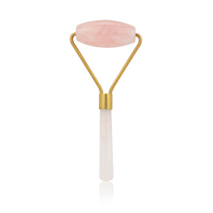 Natural Rose Quartz Facial Massage Roller