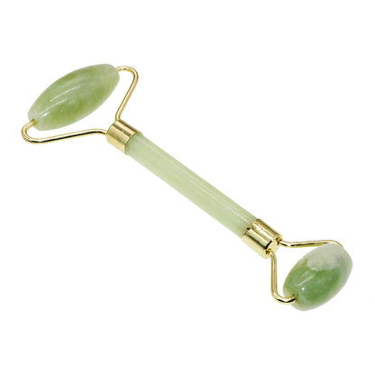 Double Head Natural Jade Facial Massage Beauty Roller
