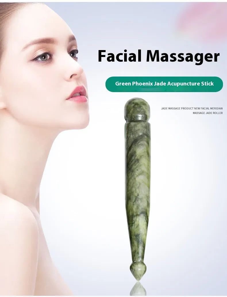 Green Phoenix Jade Face Massager